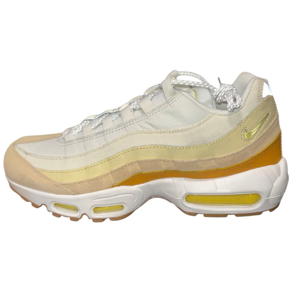 Womens Nike Air Max 95 Coconut Trainers Silver