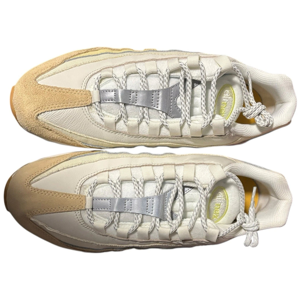 Womens Nike Air Max 95 Coconut Trainers Silver