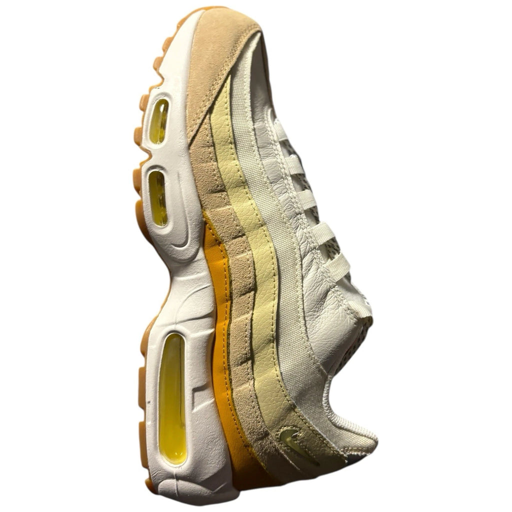 Womens Nike Air Max 95 Coconut Trainers Silver