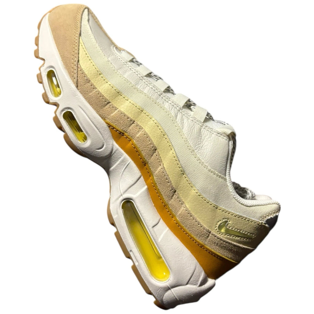 Womens Nike Air Max 95 Coconut Trainers Silver