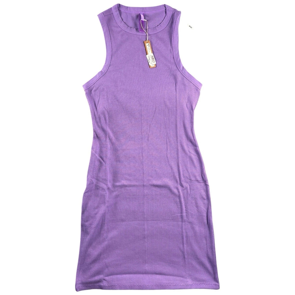 Womens Pink Soft Ribbed Dress by Skims
