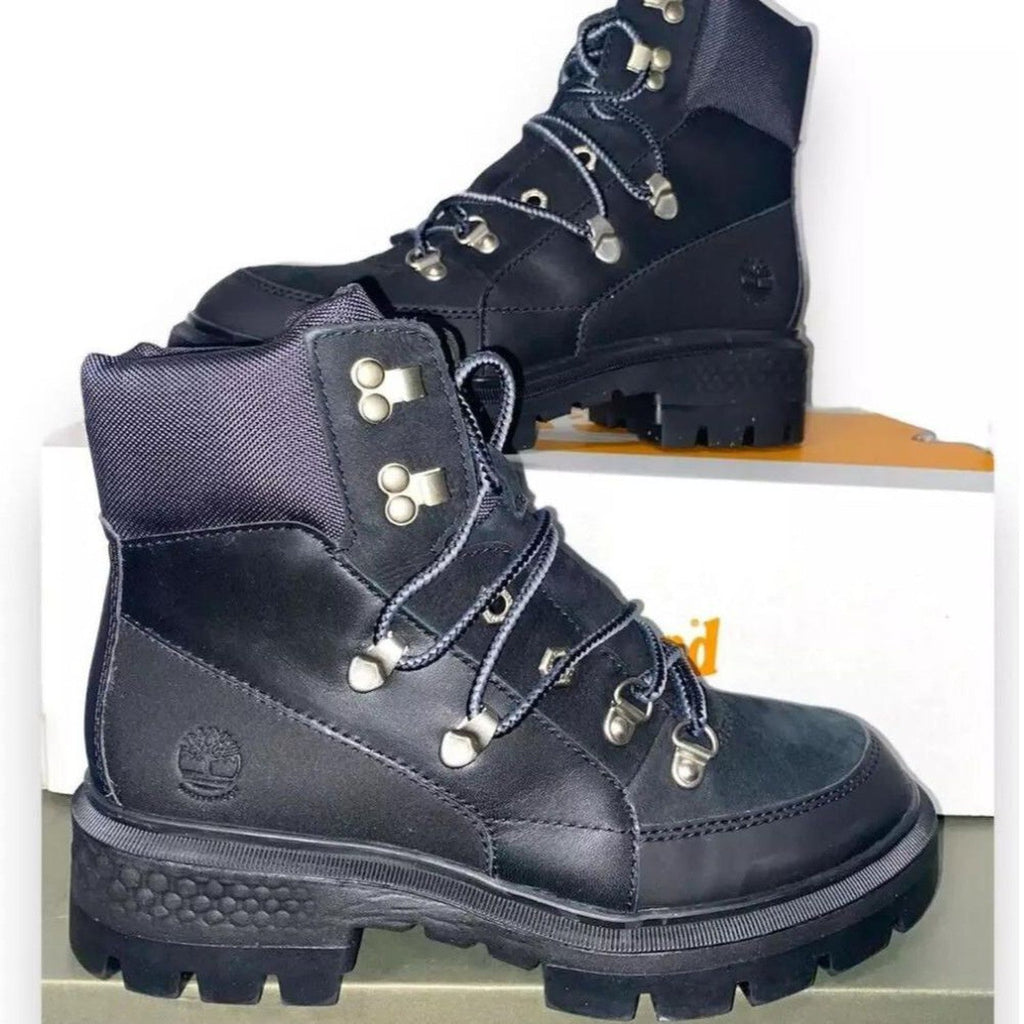 Women's Timberland Black Wedge Boots Waterproof Cortina Valley Boots