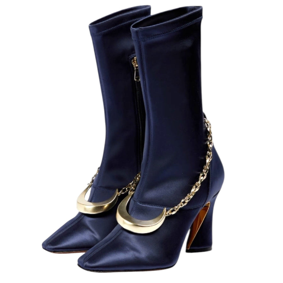 Zimmermann Crescent Stretch Boot Navy