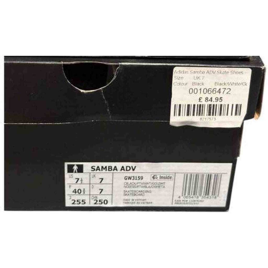 adidas Samba ADV Mens Sneakers - Black and White
